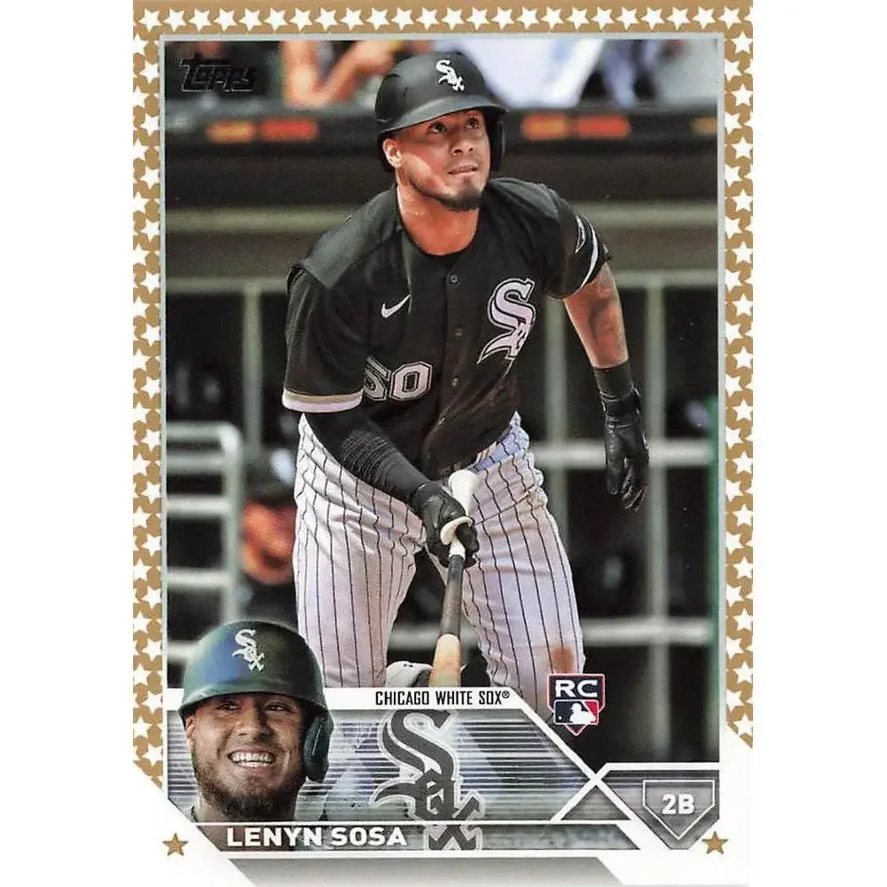 2023 Topps Gold Star Lenyn Sosa Rookie #140 Chicago White Sox